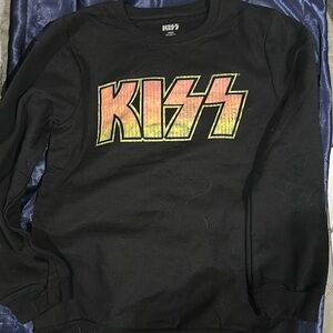 NWOT/ Kiss Sweatshirt / Girls Size 12 / Great for Winter